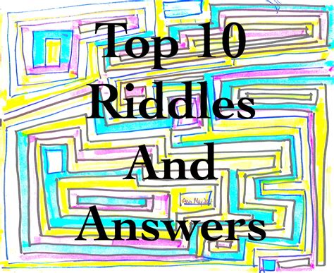 Top 10 Best Riddles With Answers
