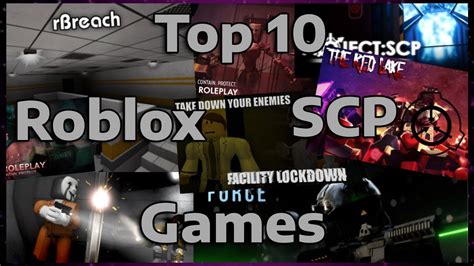 Top 10 Best Roblox SCP Games! - YouTube