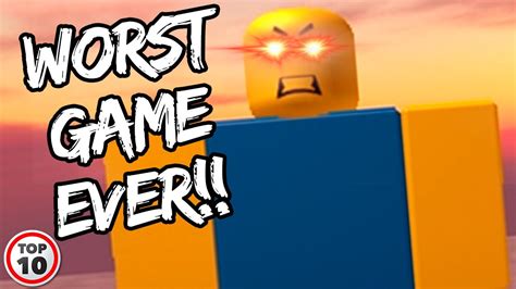 Top 10 Worst Games on Roblox - TheTopTens