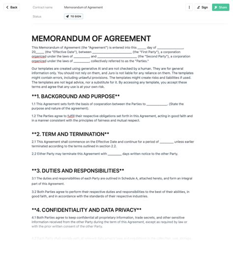 One Page Rental Agreement Best Of Free Residential Lease Agreements