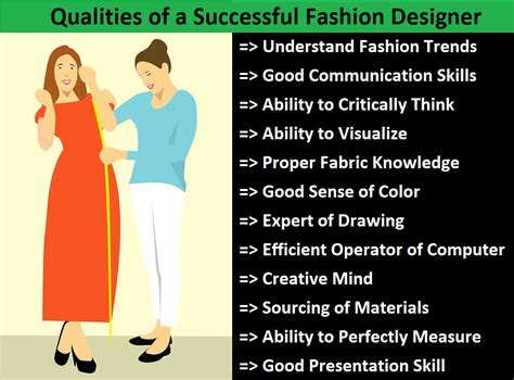 Top 10 qualities of a great fashion designer