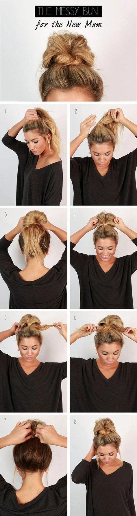 Top Messy Updo Tutorials For Different Hair Lengths Medium