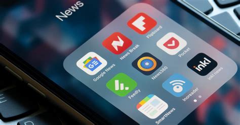 Icons of top news apps of 2023