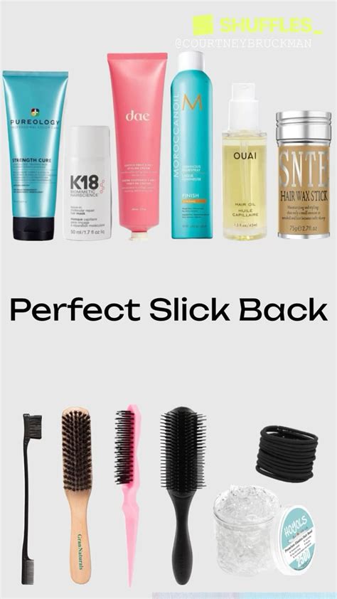 Top Product Recommendations for a Perfect Slick Back