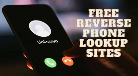 Top Reverse Phone Lookup Sites