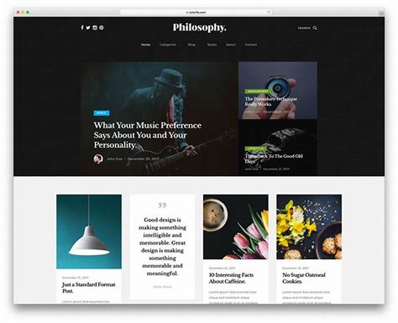 Top Simple Blog Bootstrap Template
