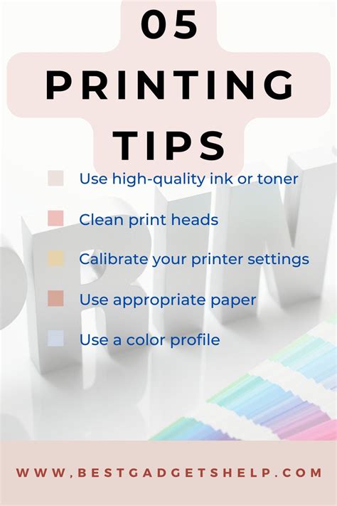 Top Tips for Printing and Coloring