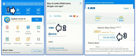 Top Up Aplikasi Dana dengan Internet Banking