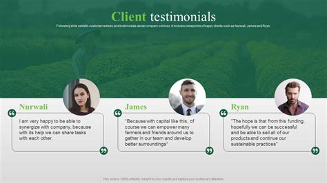 Top client testimonials