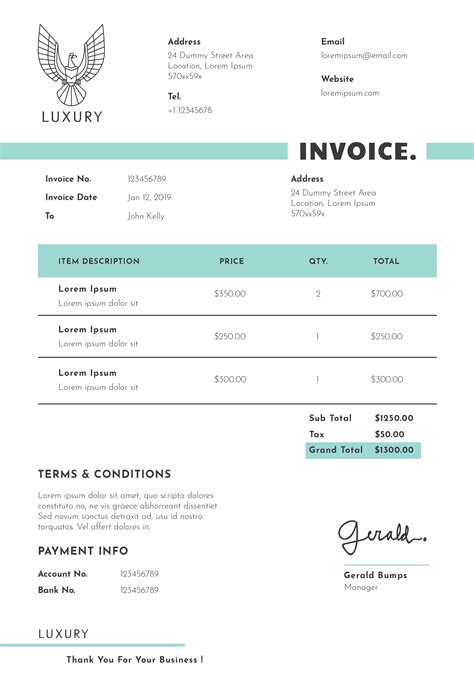 Basic invoice template Download this sample of a basic invoice if you