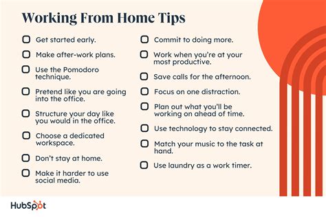 Top tips for working from home: