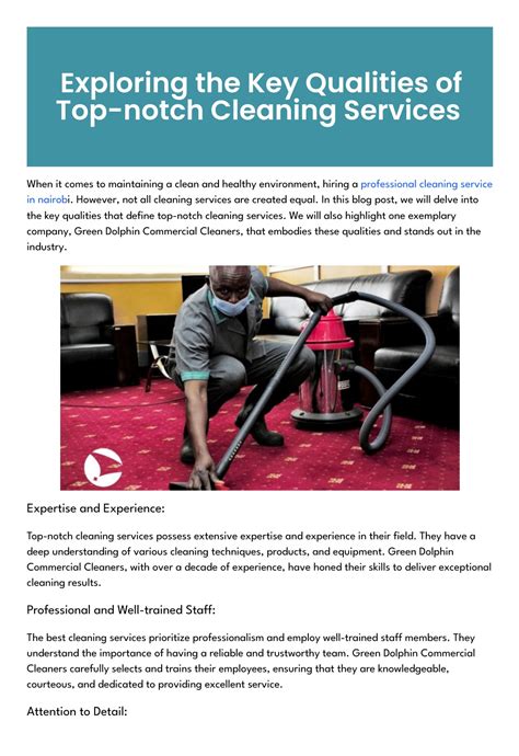 Top-Notch Cleaning Quality