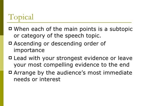Unlocking the Art of Eloquence: Mastering Topical Definition in Speech