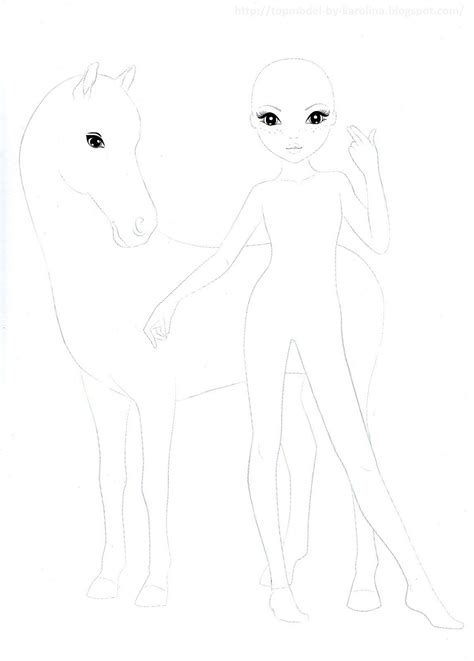 Topmodel Ausmalbilder