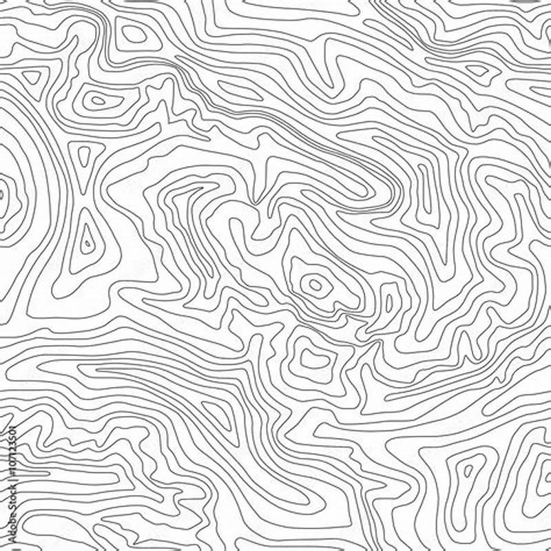 Topographic Map Pattern