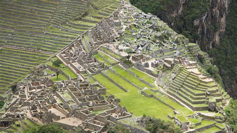 Topography of Machu Picchu