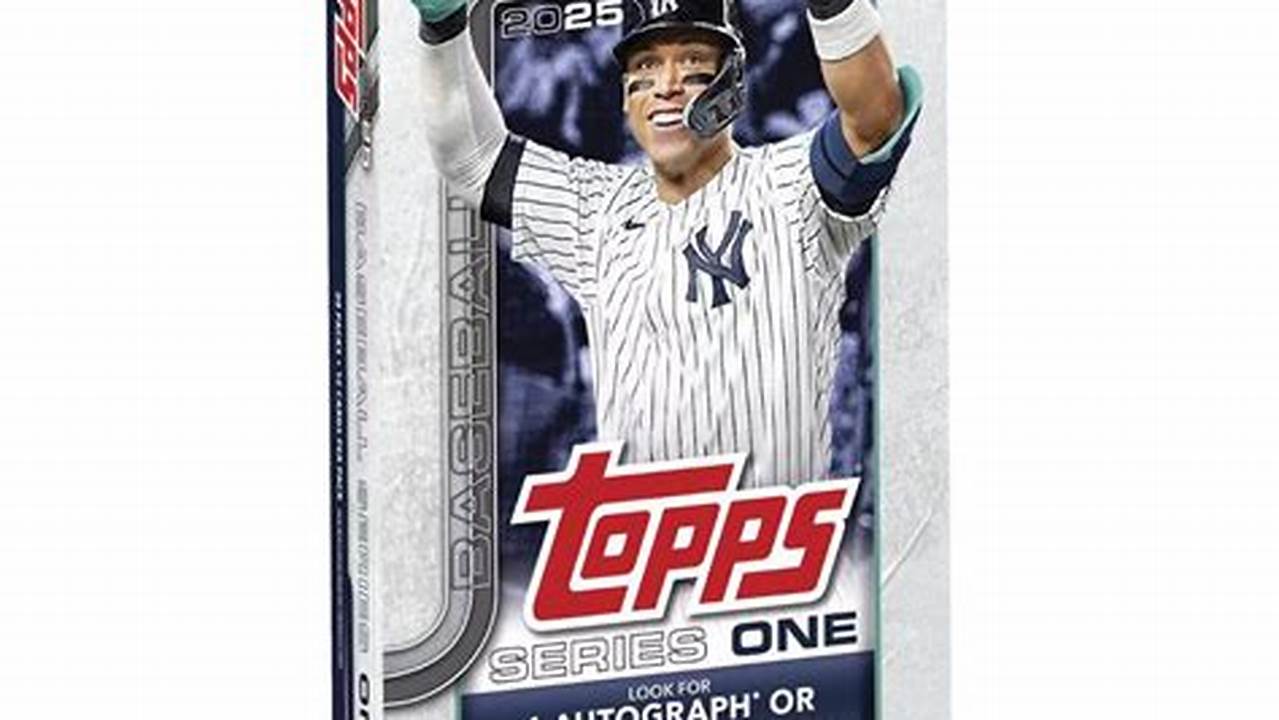 Topps Series 1 2025 Hobby Box Checklist