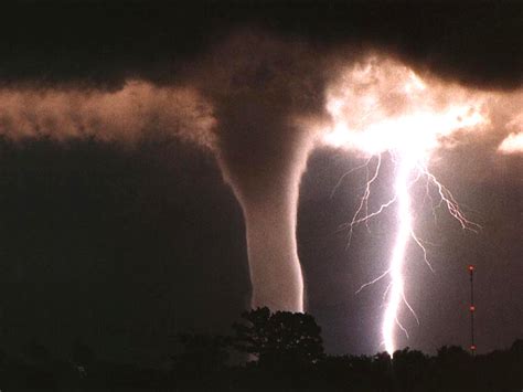 Tornado At Night