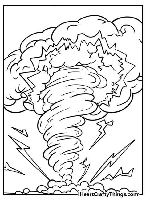 Tornado Coloring Page