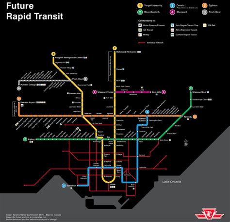 Future Toronto Subway and streetcar map! See other versions in comments