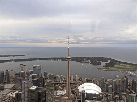 helicopter view of Toronto