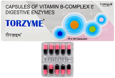 Torzyme Capsule: Buy strip of 10 capsules at best price in India | 1mg