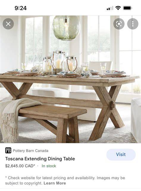 Toscana Dining Table Dupe