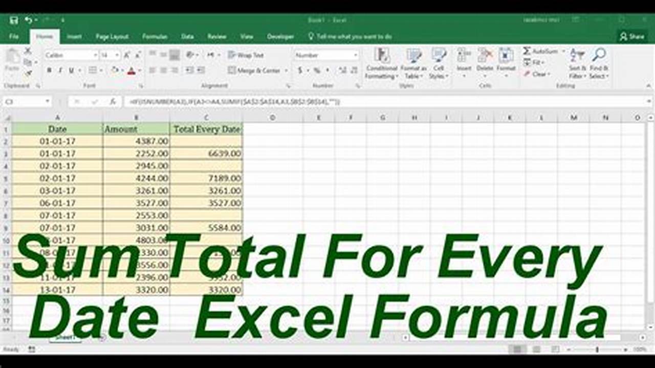 Total Amount Due, Excel Templates
