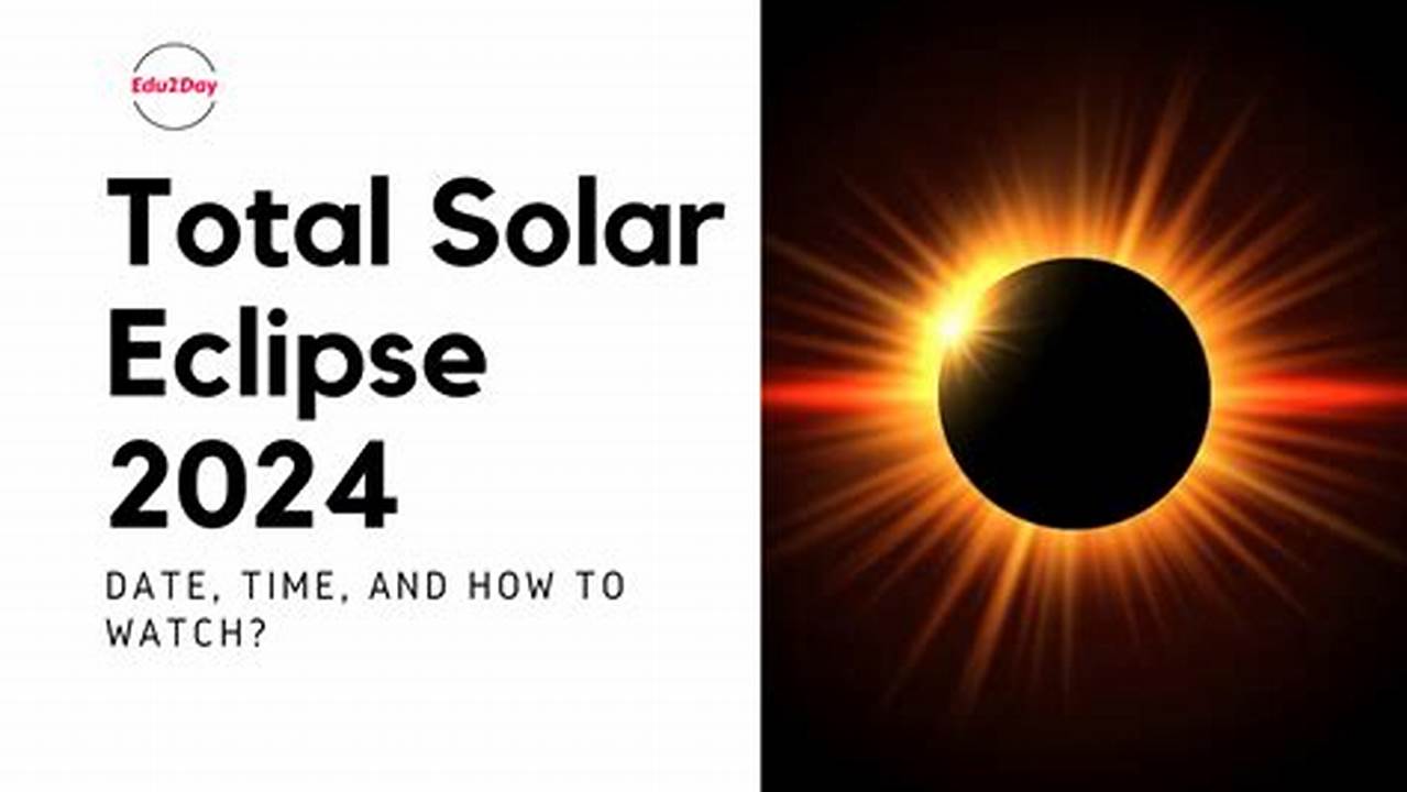Total Solar Eclipse 2024 Date And Time Change