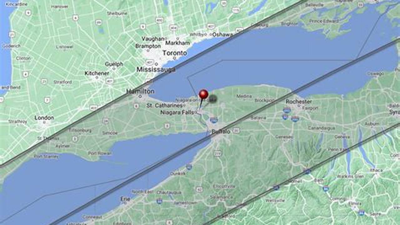 Total Solar Eclipse April 8 2024 Map Nasa