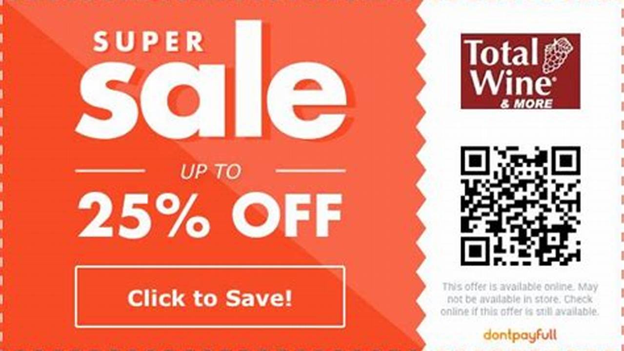 Total Wine Promo Code 2025