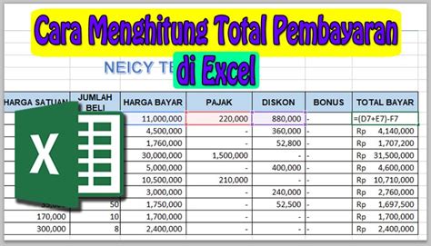 Total Di Excel
