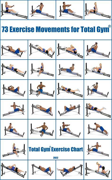 Total Gym Workout Chart