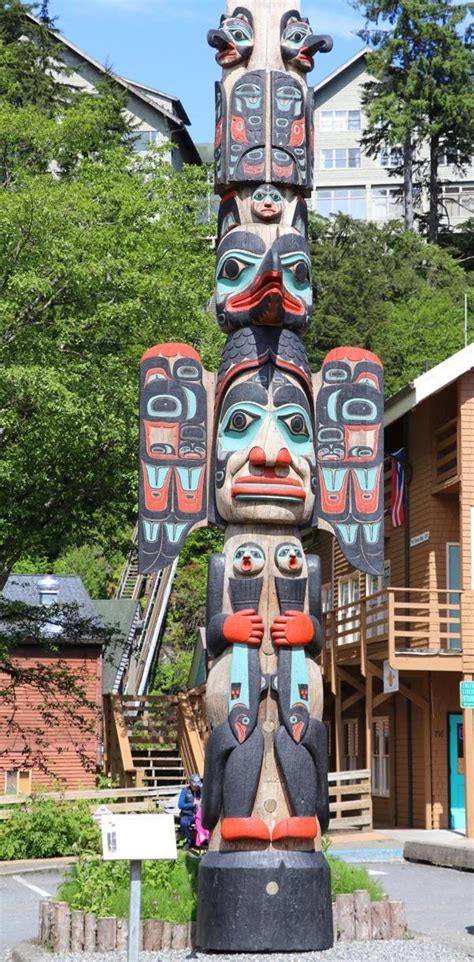 Totem pole Ketchikan Alaska