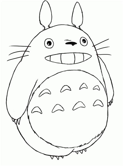 Totoro Coloring Pages