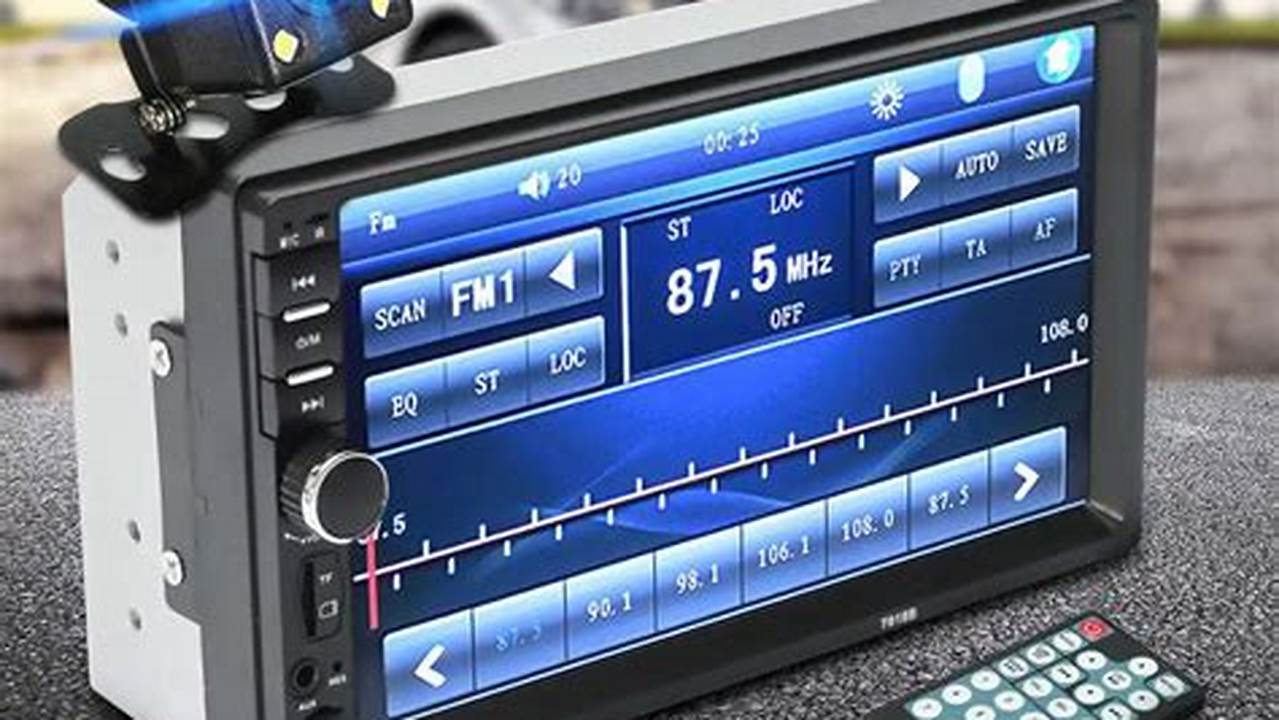 Touch Screen Car Radio With Bluetooth