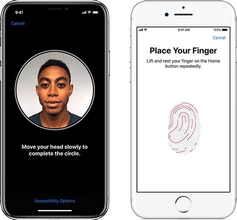 Touch ID and Face ID iOS 16