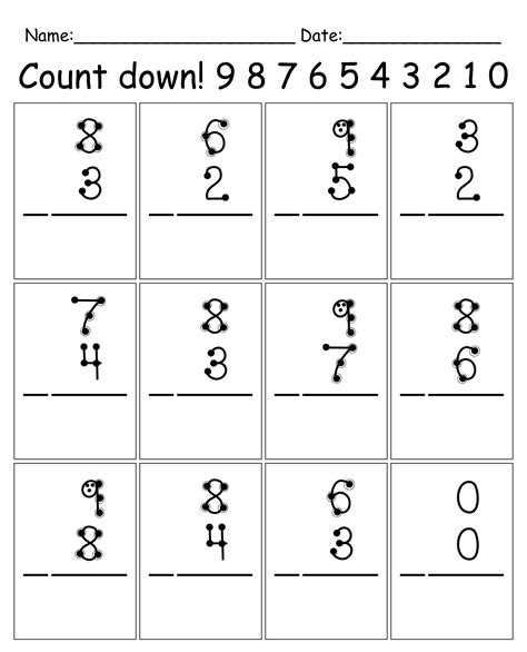 Touch Math Subtraction Worksheets