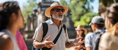Tour Guide Explaining History