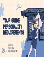 Tour Guide Personality