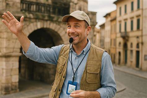 Tour Guide Smiling Geneva