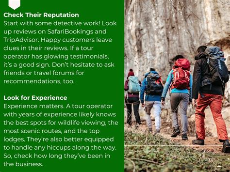 Tour Operator Reputation