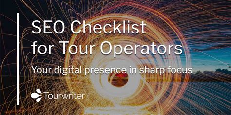 Tour Operators Checklist