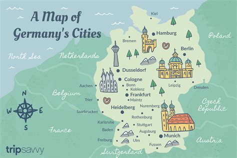 Tourist Map Of Germany