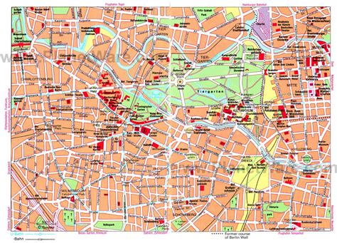 Berlin Tourist Map Printable Printable Maps