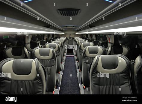 Tourist bus interior