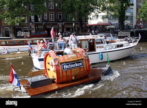 Tourists Having Fun In Amsterdam