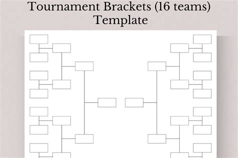 Tournament Brackets 16 Teams: Template Sheets For  - Amazon.com
