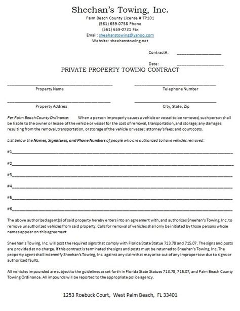 The Ultimate Guide to Towing Contract Private Property: Ensuring Smooth Operations and Compliance