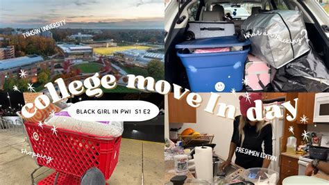 Towson Freshman Move In Day 2024